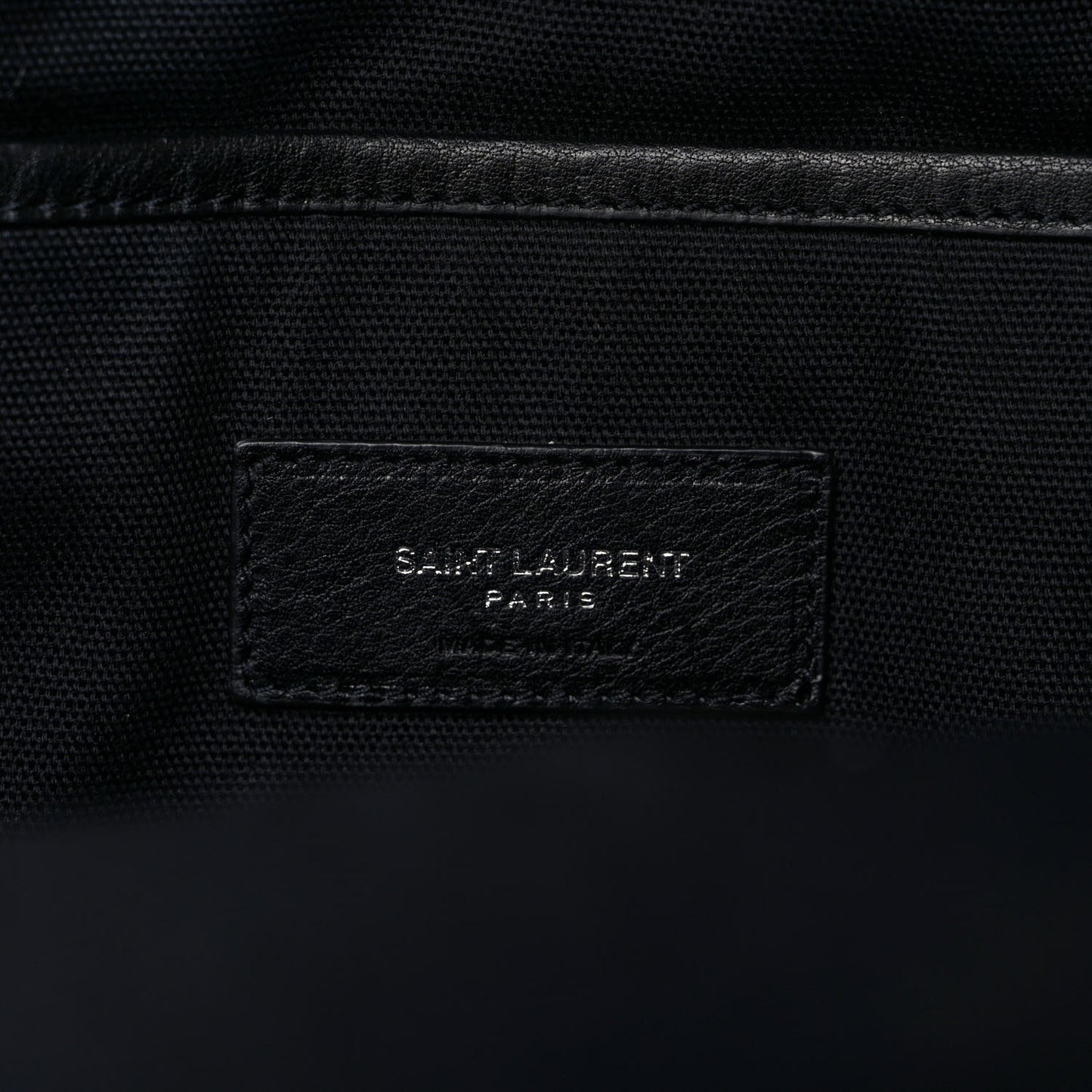 Canvas Rive Gauche City Backpack White Black