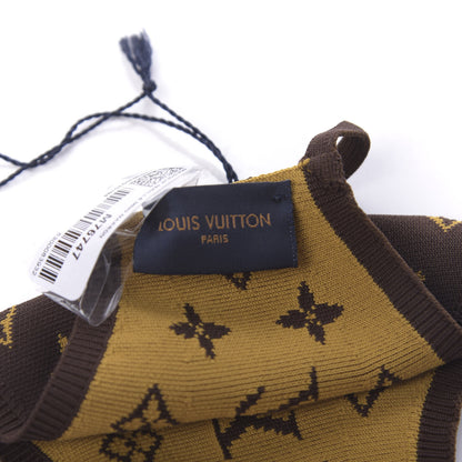 Louis Vuitton Monogram Knit Face Mask Brown 3 of 3