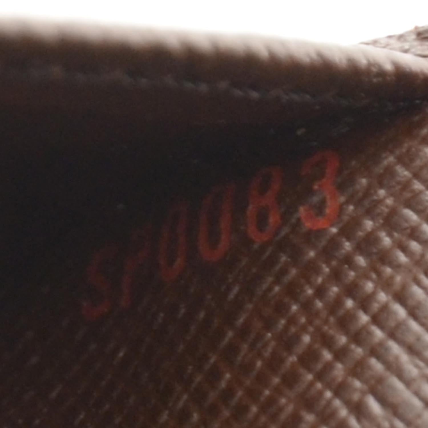 Louis Vuitton Damier Ebene Porte Tresor Etui Papier Wallet 7 of 10