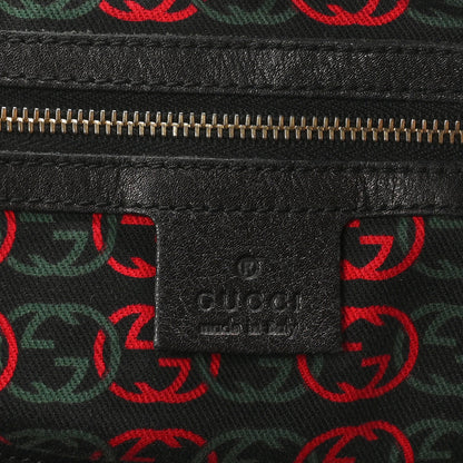 Gucci Calfskin Medium Britt Tote Black 6 of 10
