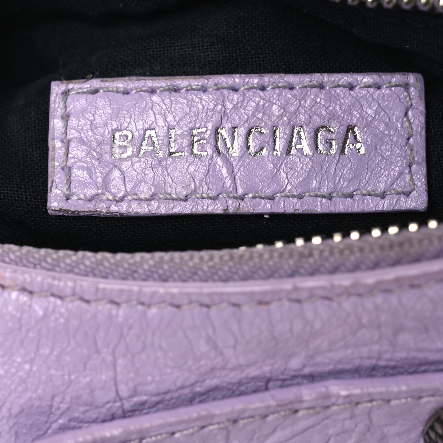 Balenciaga Extra Supple Calfskin Crocodile Embossed Le Cagole