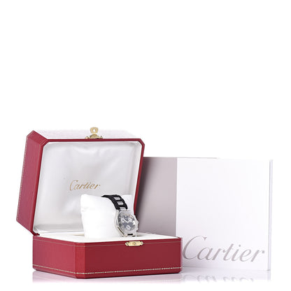 Cartier Stainless Steel Rubber 32mm Must 21 Chronoscaph Quartz Watch Black 7 of 7