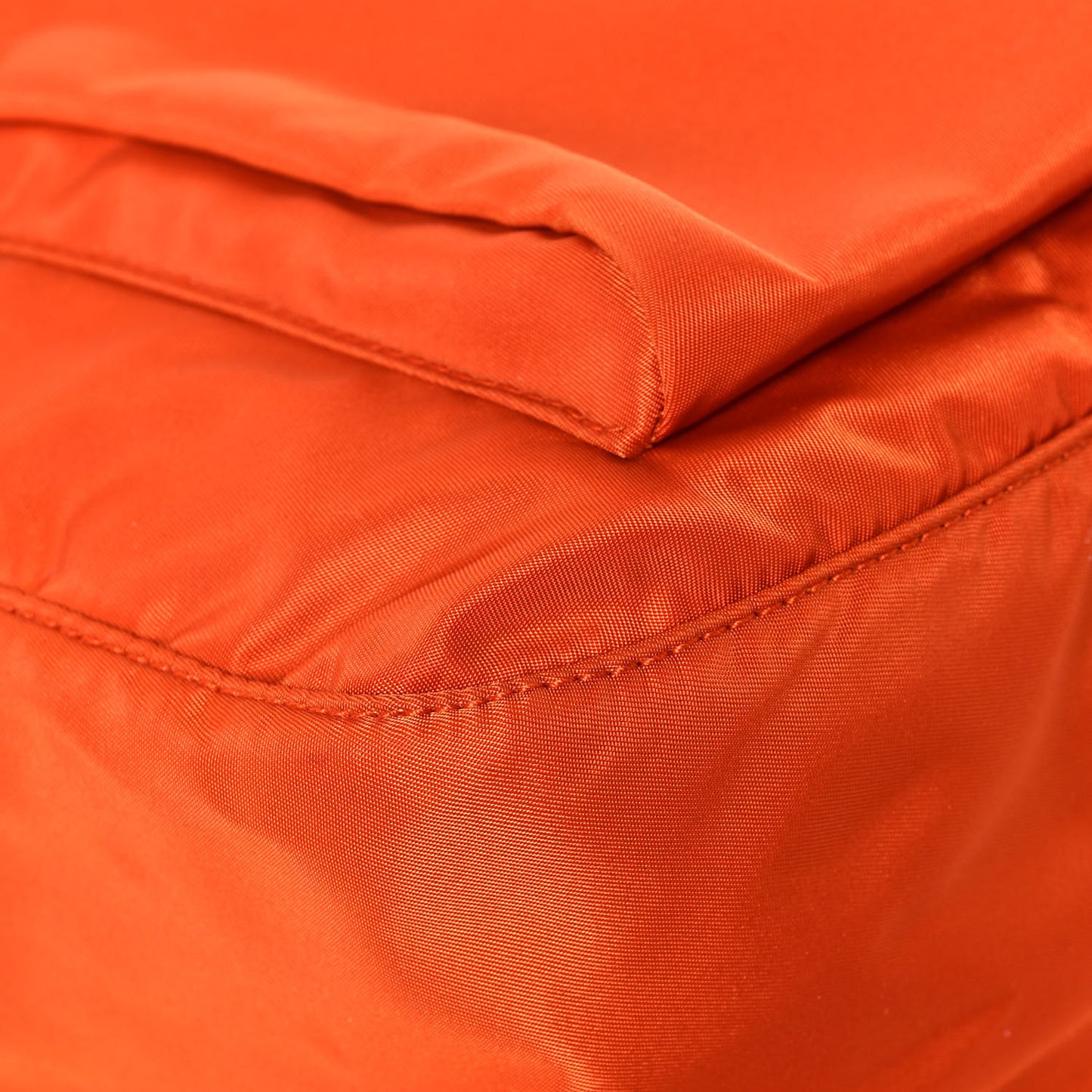 Tessuto Nylon Saffiano Messenger Bag Papaya