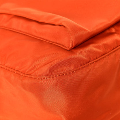 Prada Tessuto Nylon Saffiano Messenger Bag Papaya 8 of 12