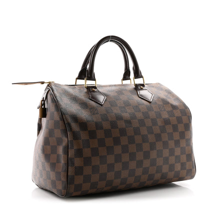 Louis Vuitton Damier Ebene Speedy 30 3 of 10