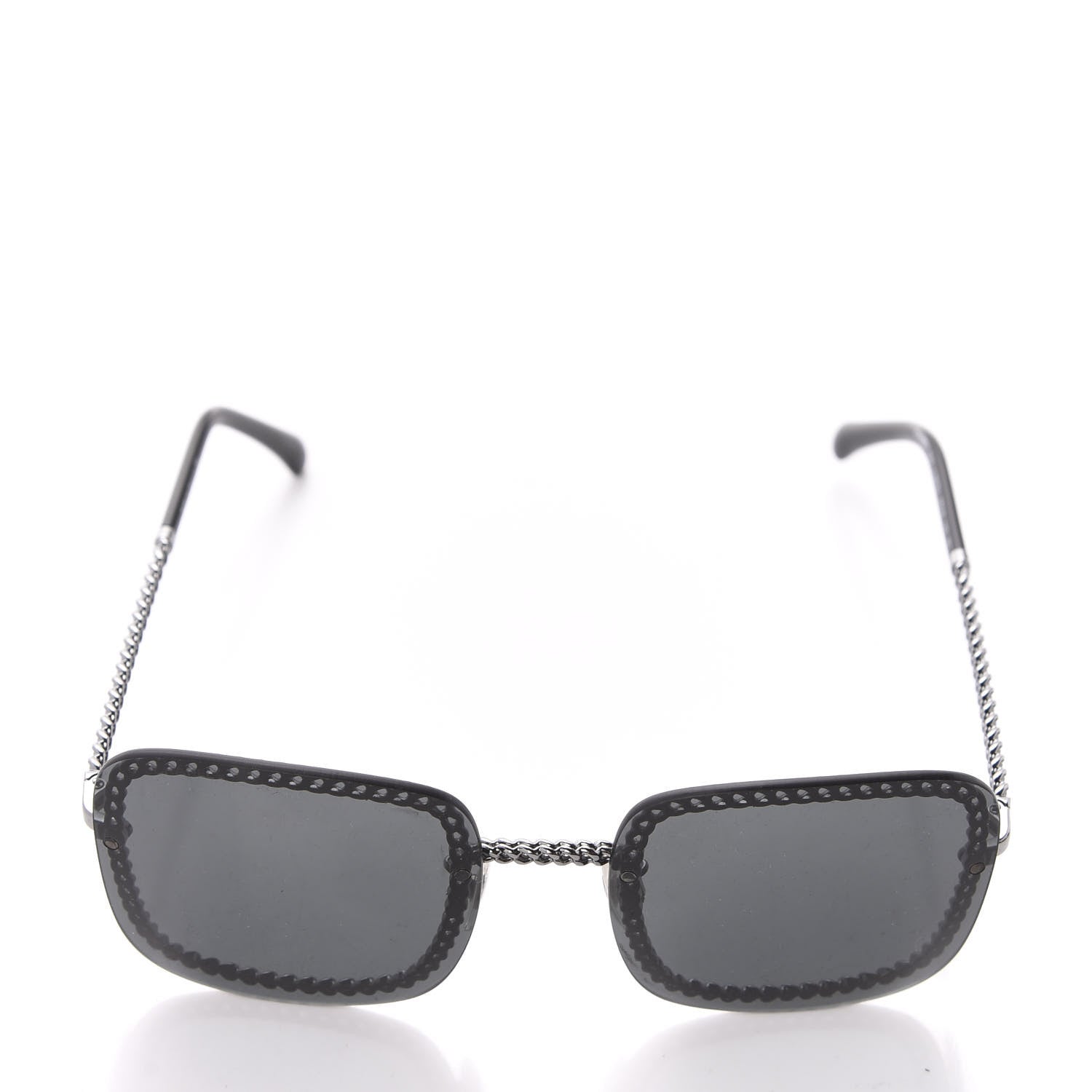 Chanel Square Removable Chain Pearl Sunglasses 4244 Black 8 of 10