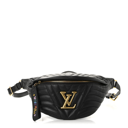 Louis Vuitton Calfskin Quilted New Wave Bumbag Black 1 of 9