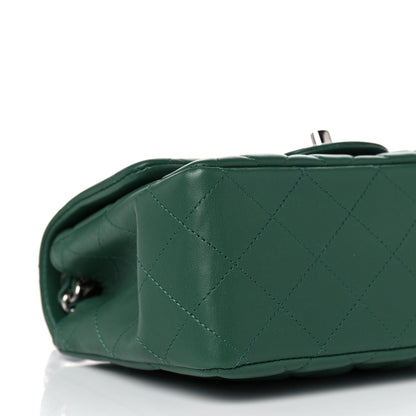 Chanel Lambskin Quilted Mini Square Flap Green 8 of 12