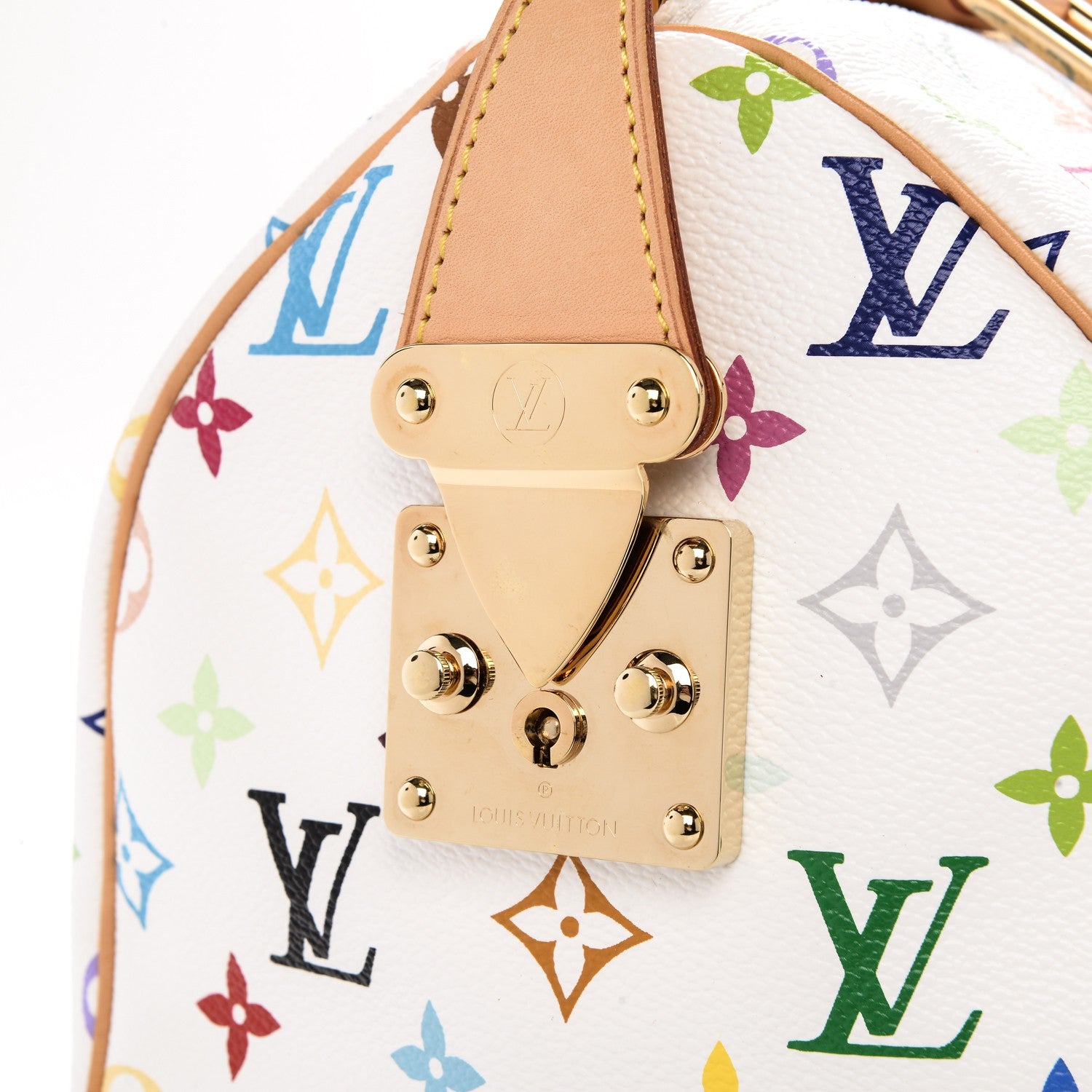 Louis Vuitton Monogram Multicolor Speedy 30 White 7 of 8