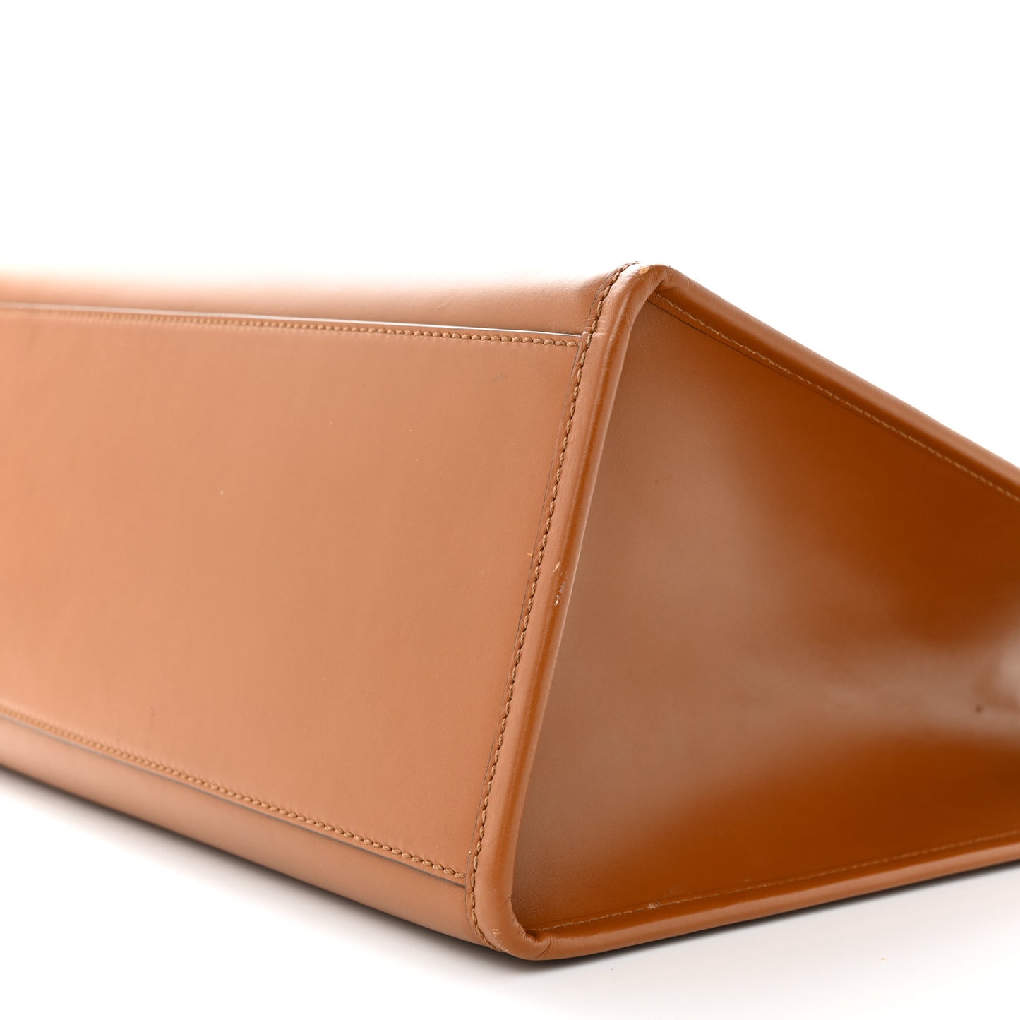 Vitello King Plexiglass Medium Fendi Sunshine Shopper Tote Cuoio