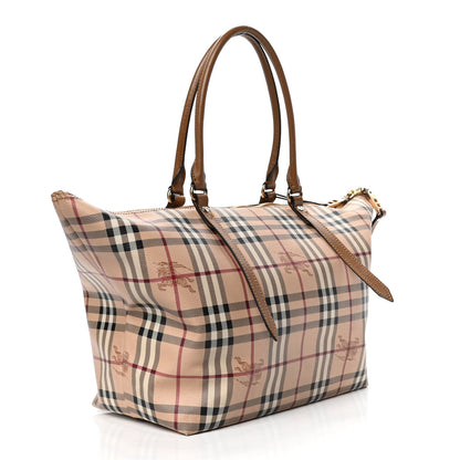 Burberry Haymarket Check Medium Salisbury Tote Camel 2 of 5