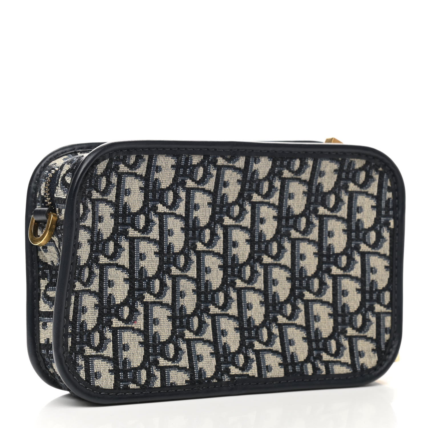 Christian Dior Oblique Diorquake Clutch Blue 3 of 6
