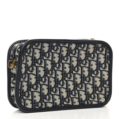 Christian Dior Oblique Diorquake Clutch Blue 3 of 6