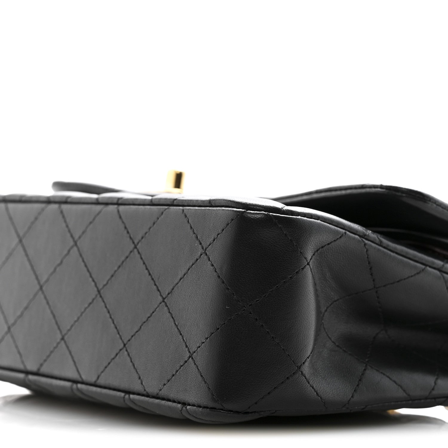 Chanel Lambskin Quilted Small Double Flap Black 10 of 14