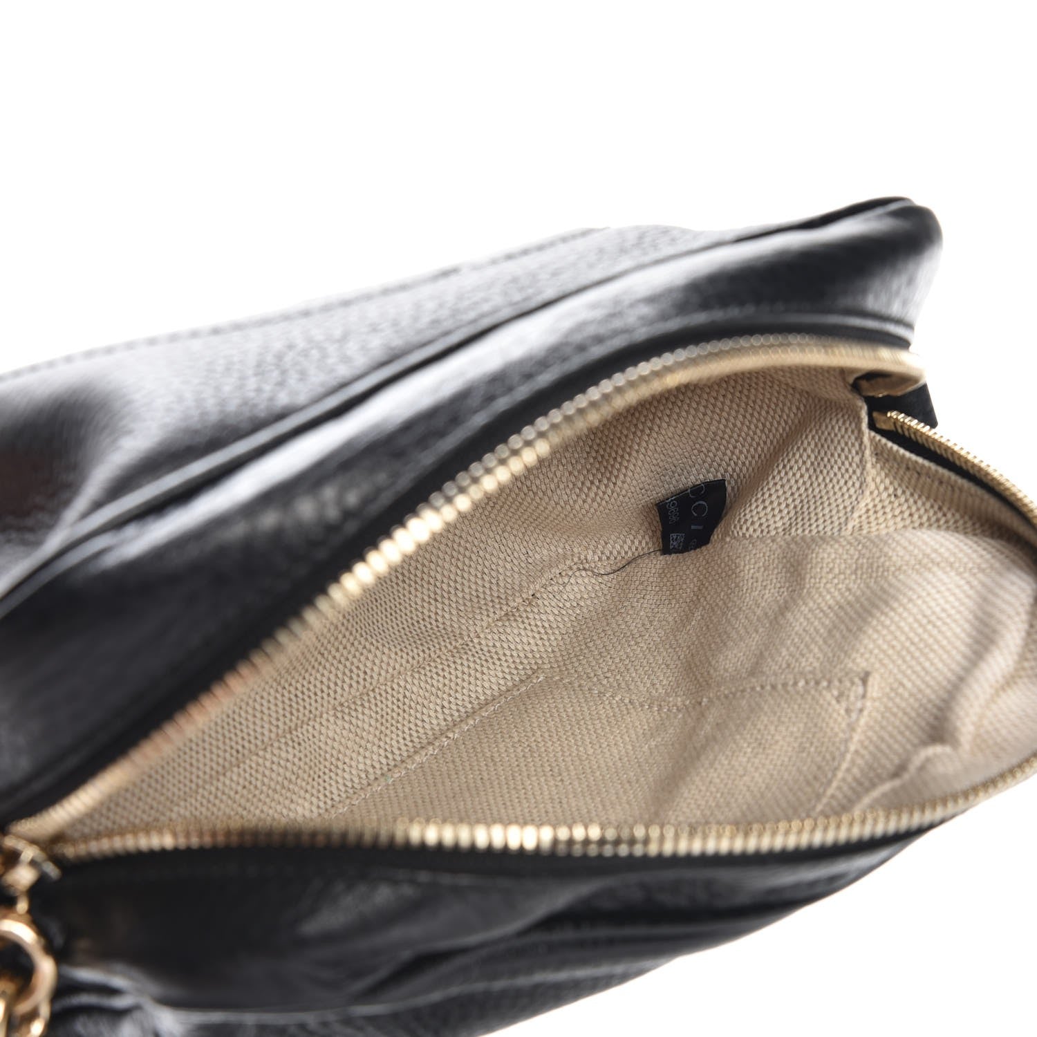 Gucci Pebbled Calfskin Small Soho Disco Bag Black 5 of 7