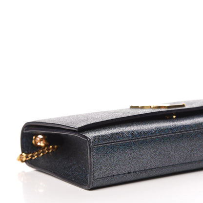 Saint Laurent Grain De Poudre Medium Classic Monogram Kate Satchel Graphite 8 of 10