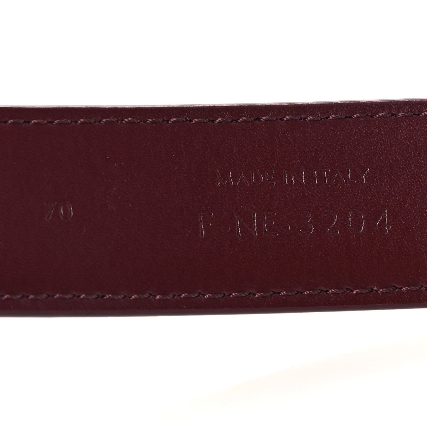 Box Calfskin Medium 25mm Triomphe Belt 70 Light Burgundy