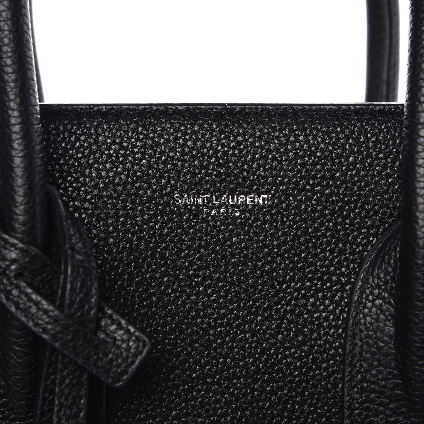 Grained Calfskin Small Supple Sac De Jour Black