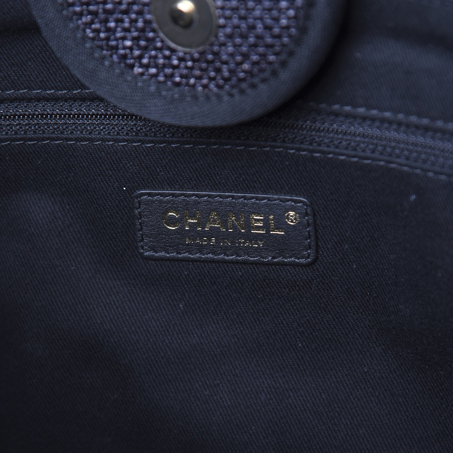 Chanel Woven Straw Raffia Medium Deauville Tote Black 5 of 9