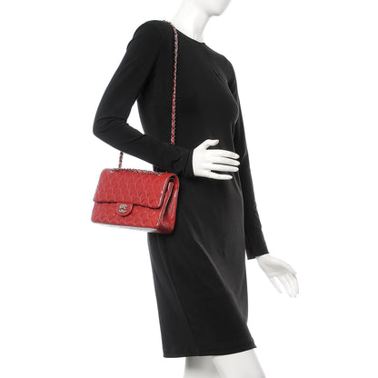 Chanel Caviar Quilted Medium Double Flap Red 3 of 9