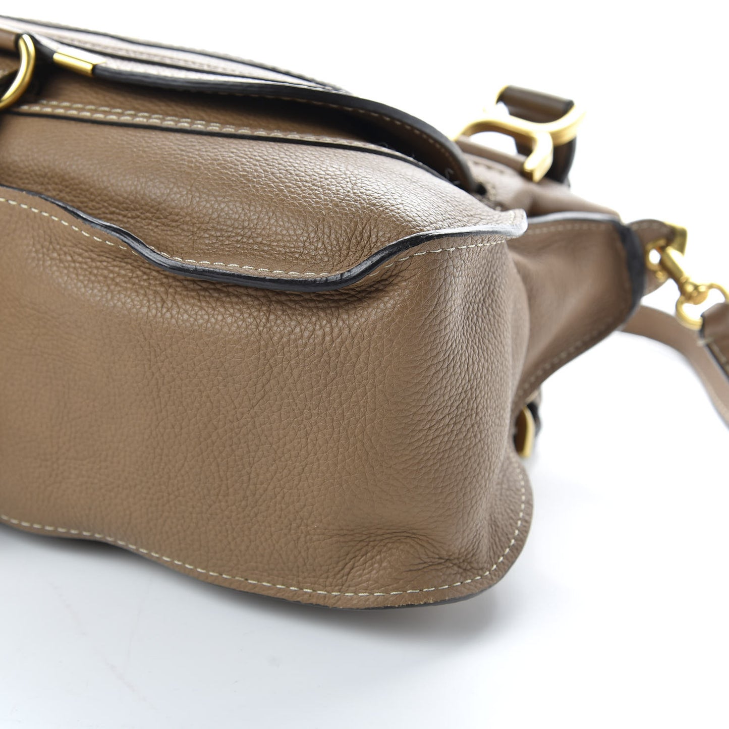 Calfskin Medium Marcie Satchel Nut