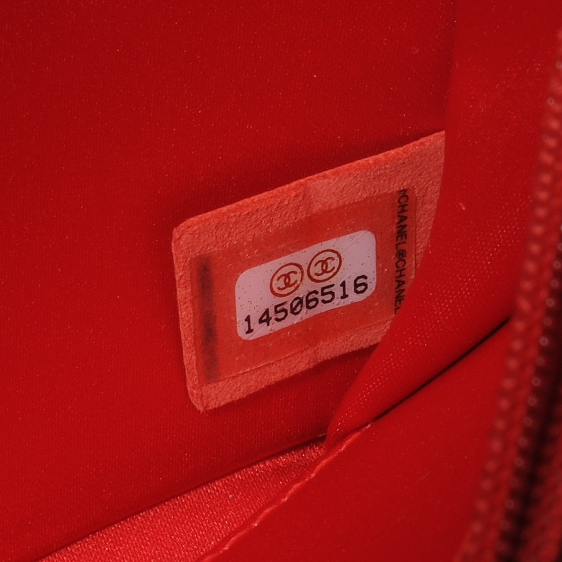 Chanel Calfskin Ultimate Stitch Clutch Flap Red 8 of 9