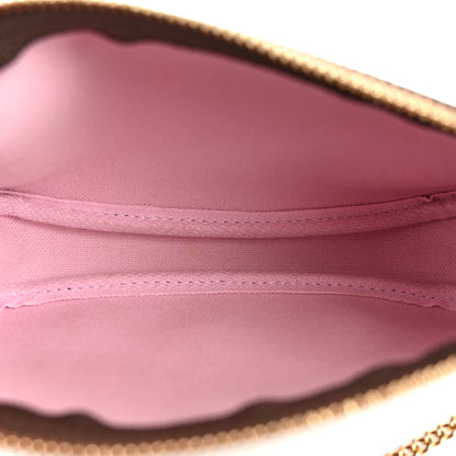 Louis Vuitton Monogram 2021 Christmas Animation Japanese Garden Mini Pochette Accessories Wisteria Pink 5 of 9