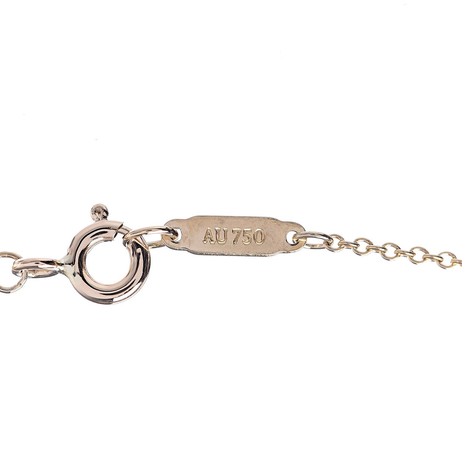 Tiffany 18K Yellow Gold Mini Heart Lock Pendant Necklace 7 of 7