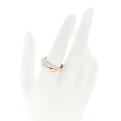 Cartier 18K Pink Yellow White Gold Classic Trinity Ring 59 8.75 2 of 4