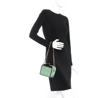 Chanel Satin Paris Shanghai Take Away Evening Bag Green 2 of 8