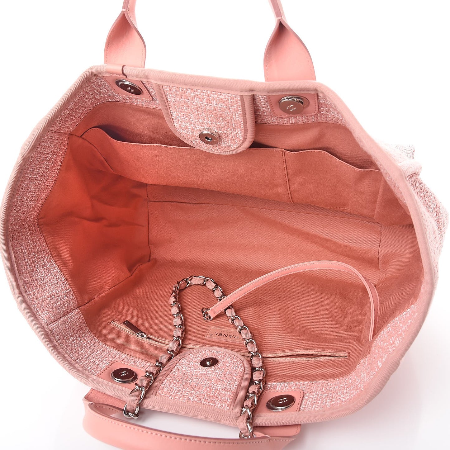 Canvas Large Deauville Tote Pink