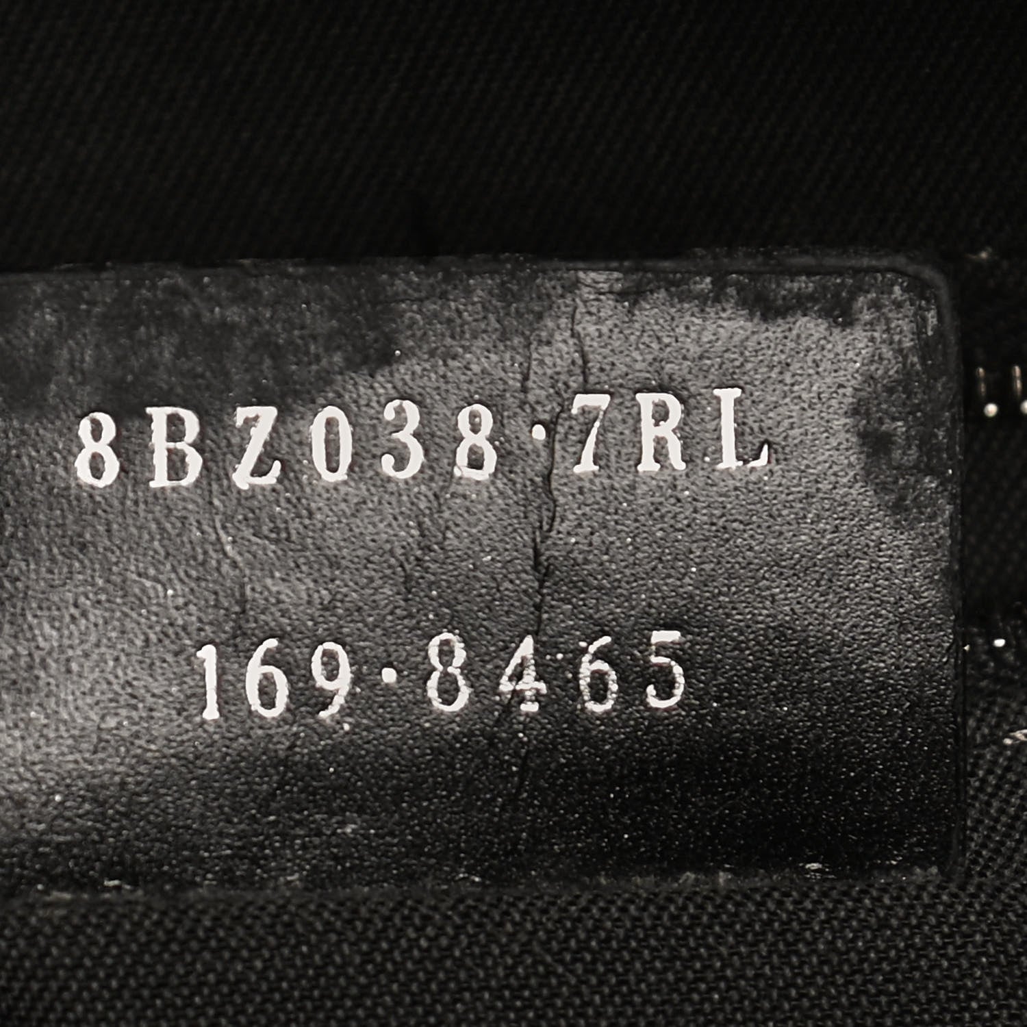 Fendi Vitello Dolce Crystal Flowerland Croc Tail Mini Backpack Grey 7 of 13