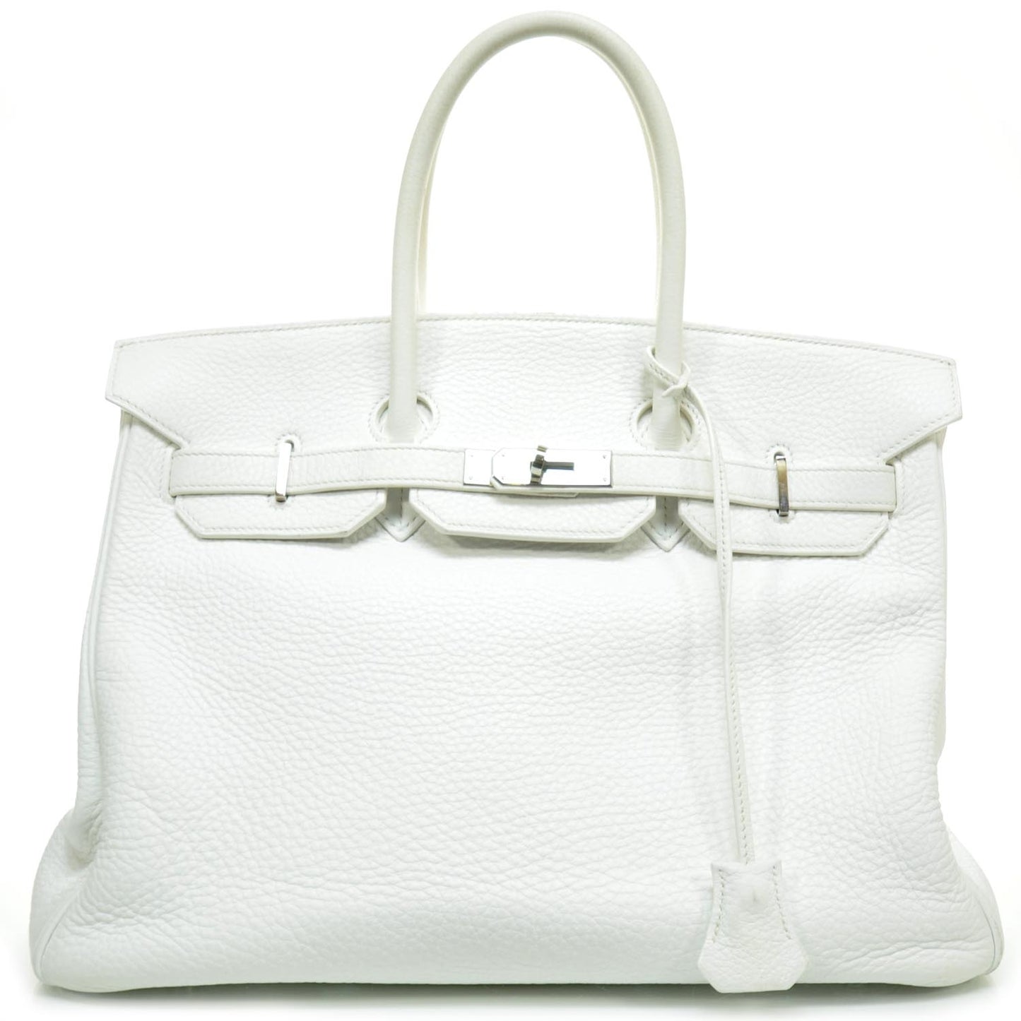 Taurillon Clemence Birkin 35 White