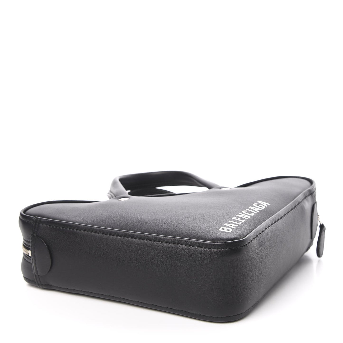 Calfskin XS Triangle Chain Duffle Black