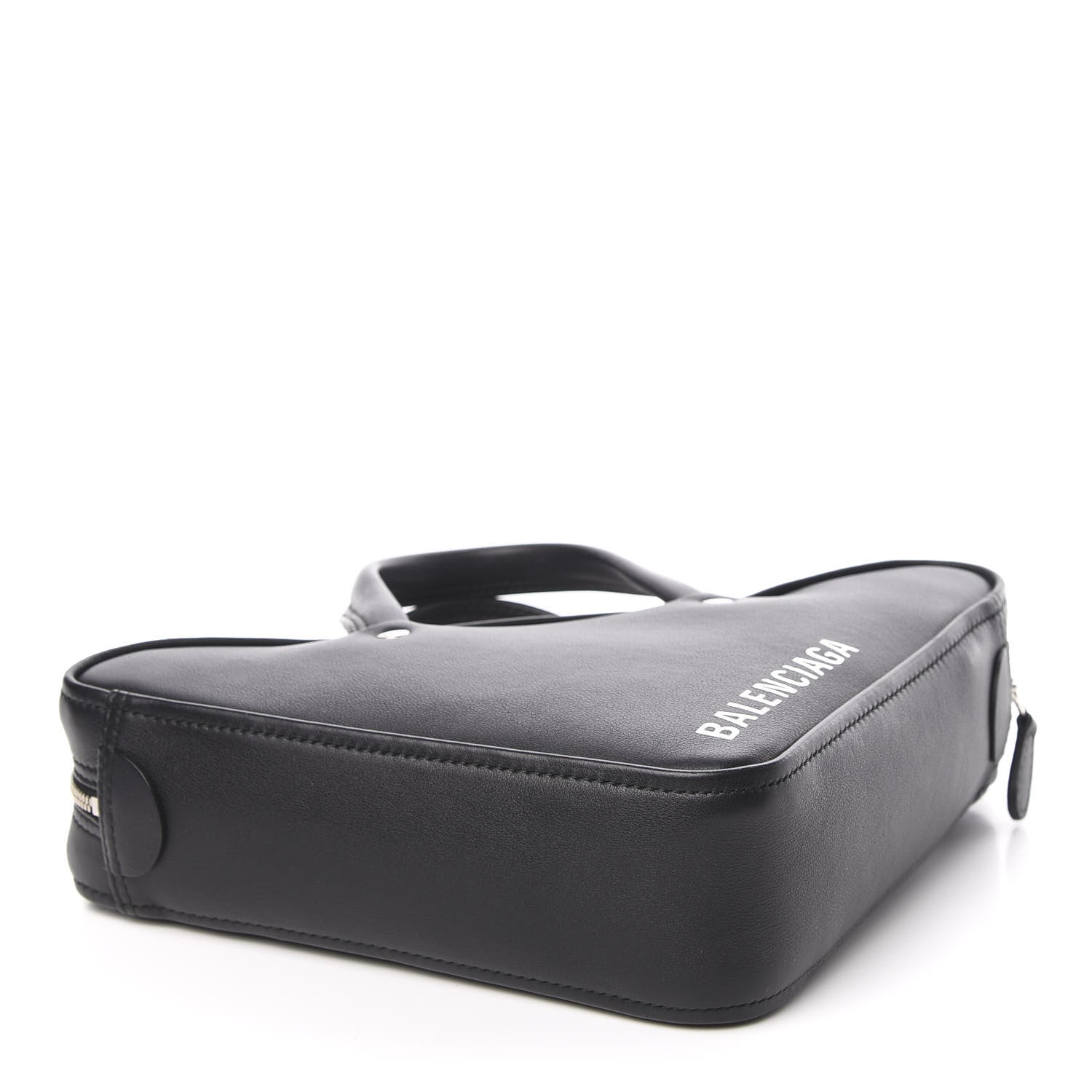 Balenciaga Calfskin XS Triangle Chain Duffle Black 4 of 10