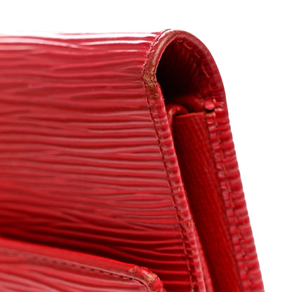 Louis Vuitton Epi Porte Tresor International Wallet Castillan Red 12 of 13