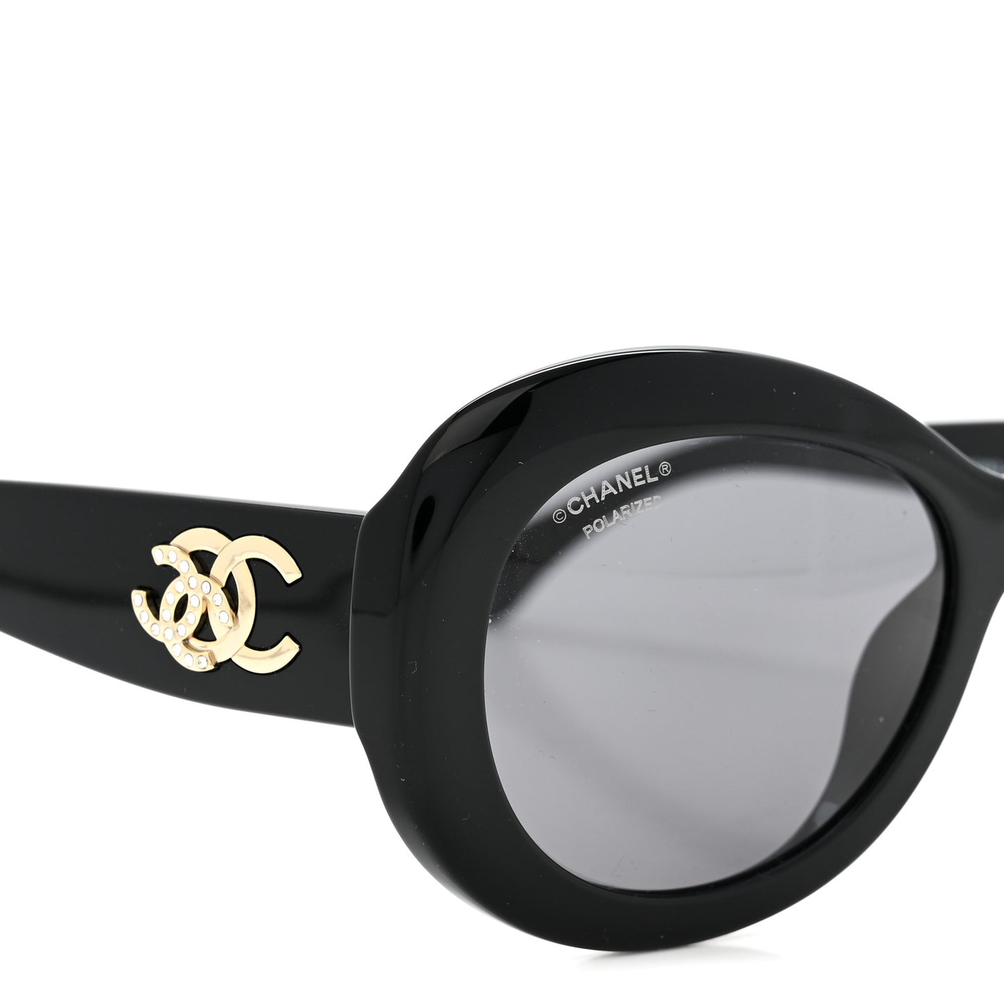 Acetate Polarized CC Sunglasses 5468-B-A Black