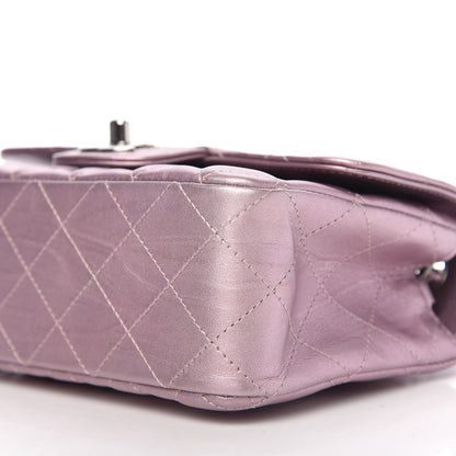 Chanel Metallic Calfskin Quilted Mini Rectangular Flap Pink 7 of 12