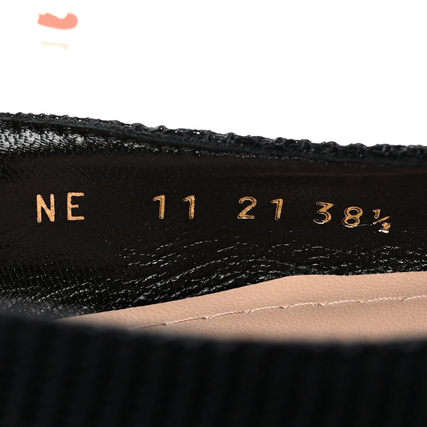 Technical Canvas Ribbon J'Adior Slingback Ballet Flats 38.5 Black