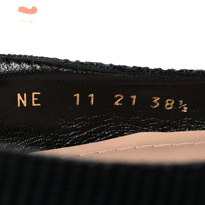 Christian Dior Technical Canvas Ribbon J'Adior Slingback Ballet Flats 38.5 Black 8 of 14