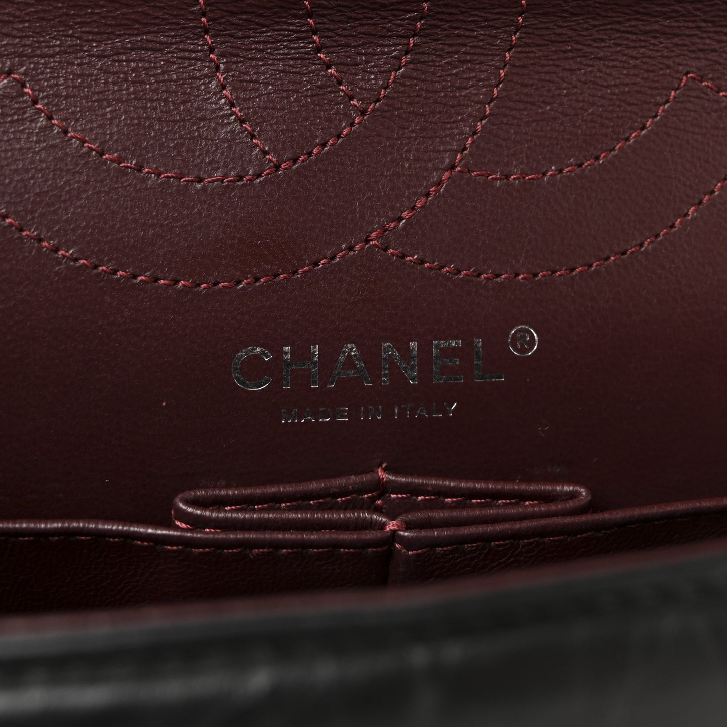 Aged Calfskin Quilted 2.55 Reissue 226 Flap Black