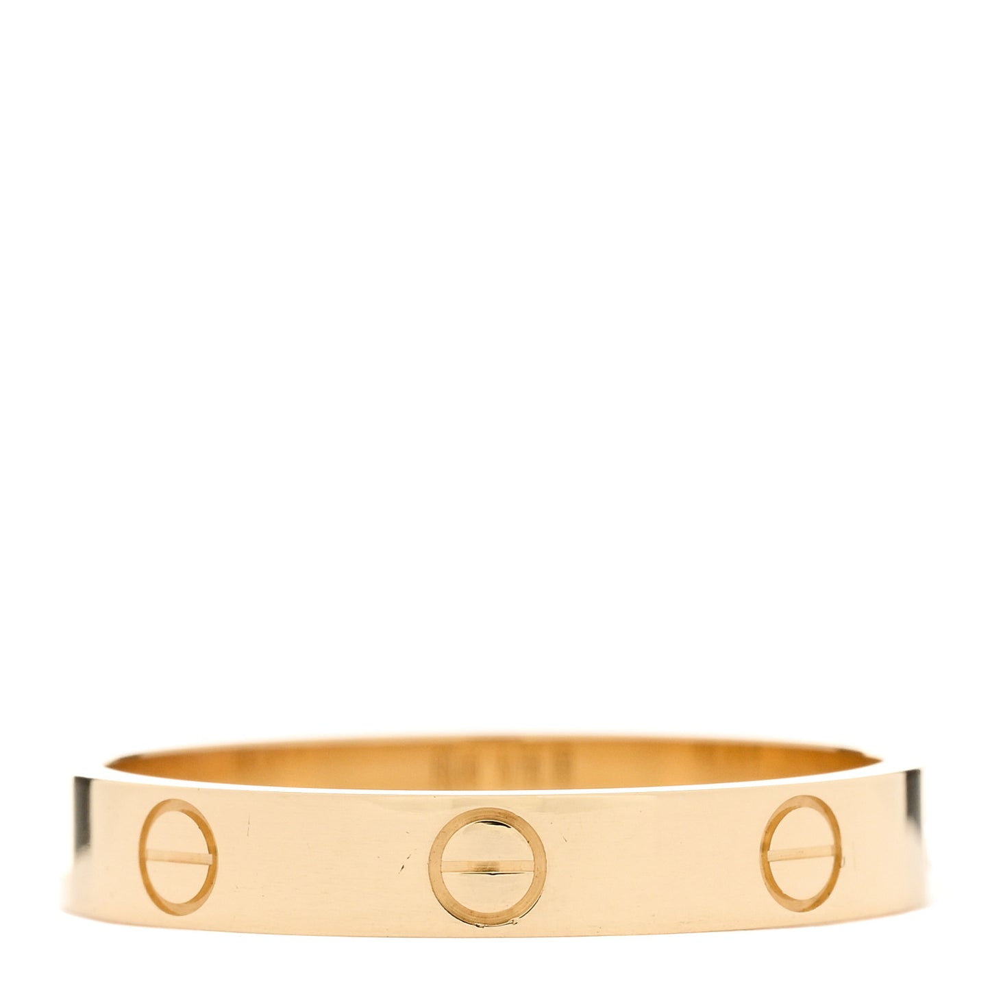 18K Yellow Gold 3.5mm LOVE Wedding Band Ring 62 10
