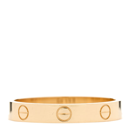 Cartier 18K Yellow Gold 3.5mm LOVE Wedding Band Ring 62 10 2 of 4