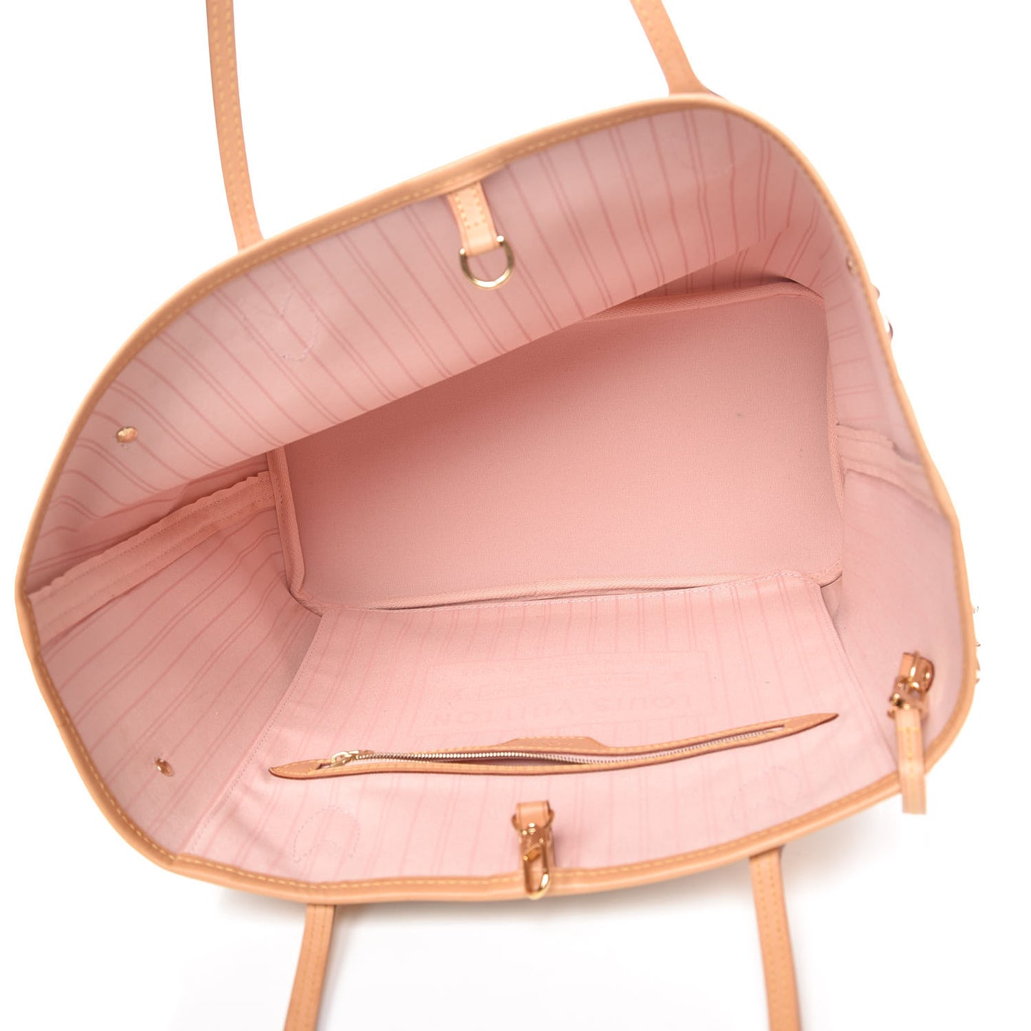 Damier Azur Neo Neverfull MM Rose Ballerine