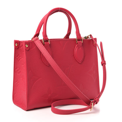 Louis Vuitton Empreinte Monogram Giant Onthego PM Freesia 3 of 9