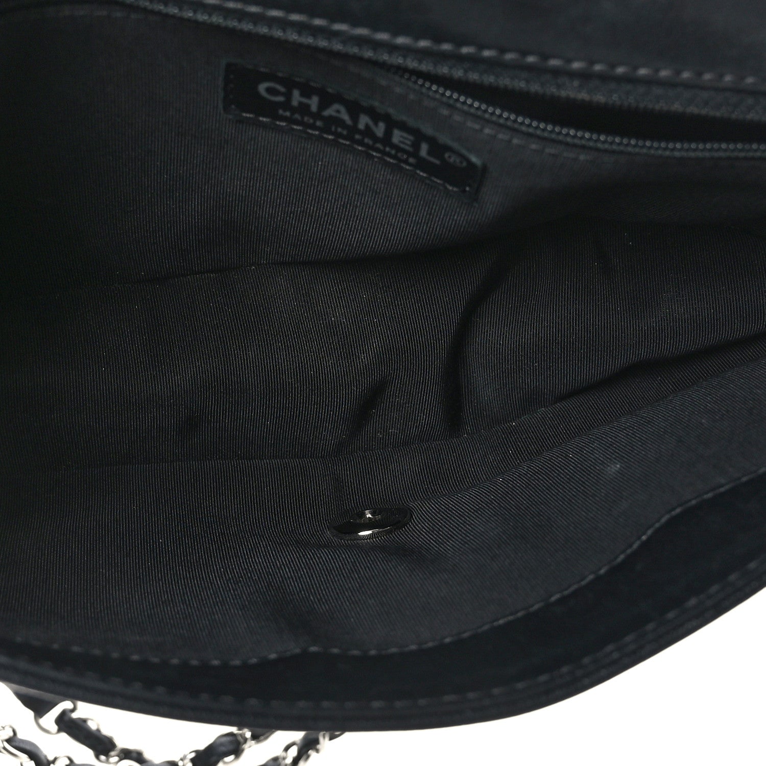 Chanel Sheepskin Quilted Vintage Mademoiselle Flap Black 5 of 10