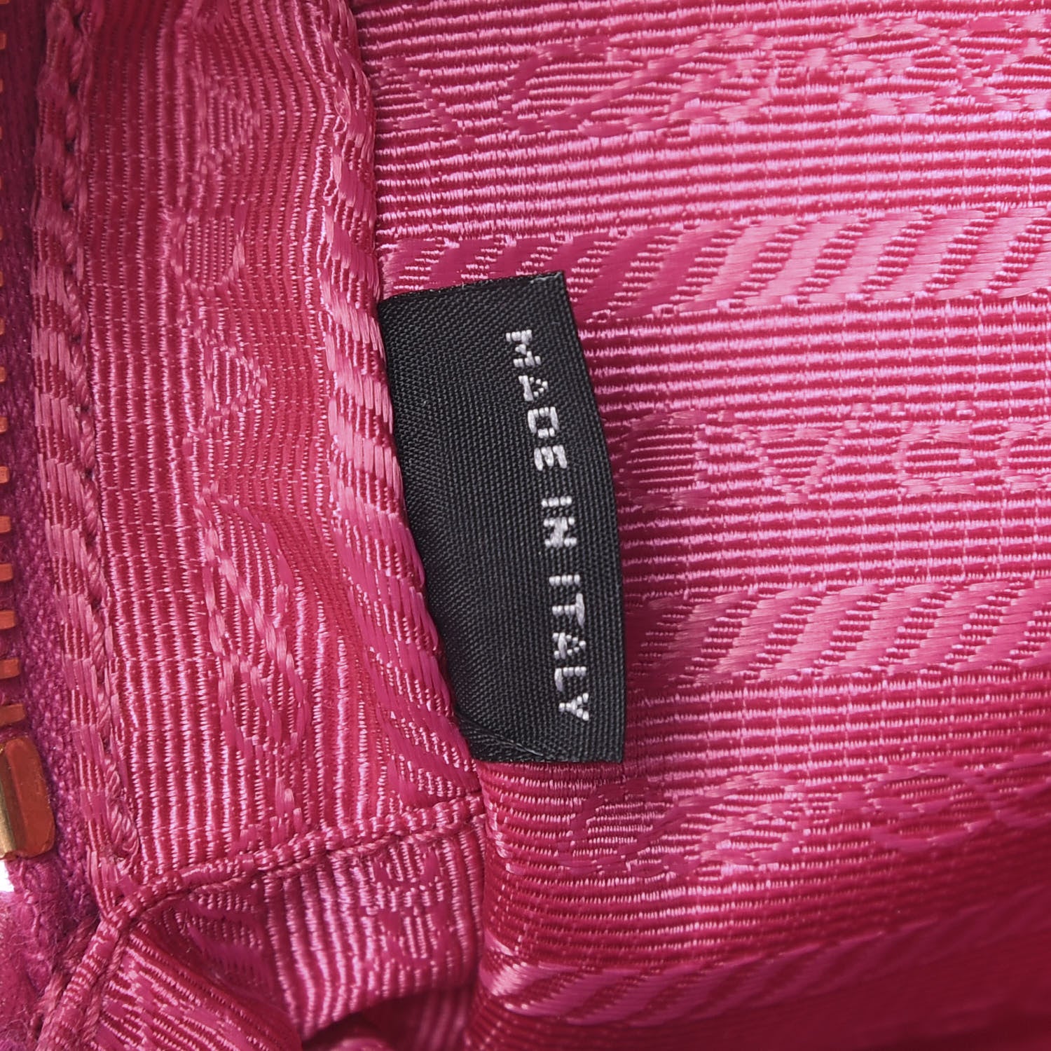 Prada Tessuto Nylon Bow Camera Bag Fuxia 6 of 10