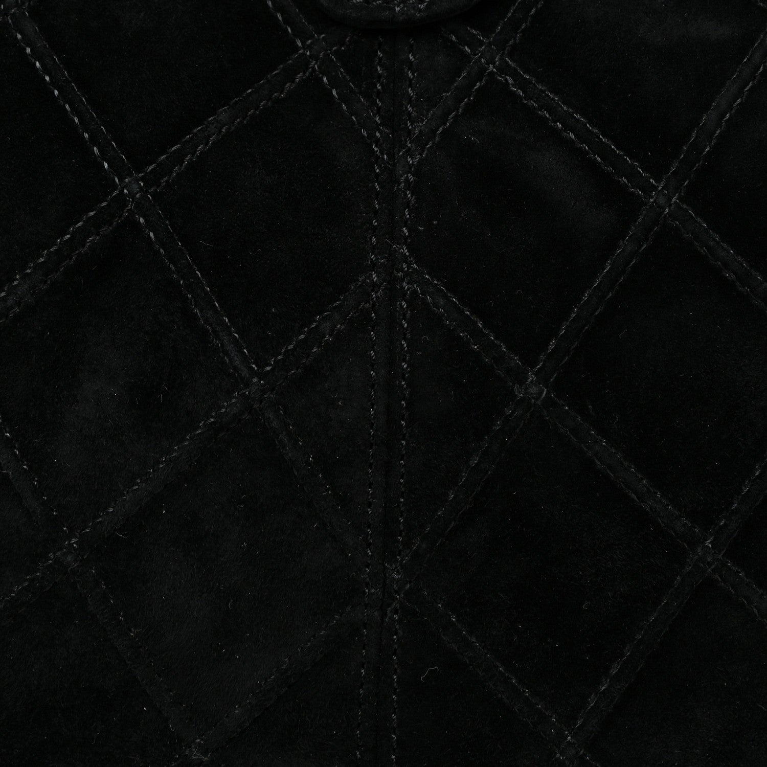 Chanel Suede Stitched Hobo Black 8 of 19