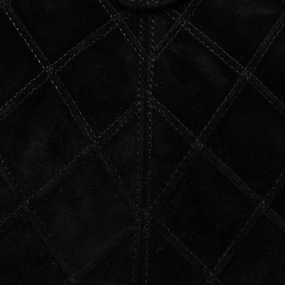Chanel Suede Stitched Hobo Black 8 of 19