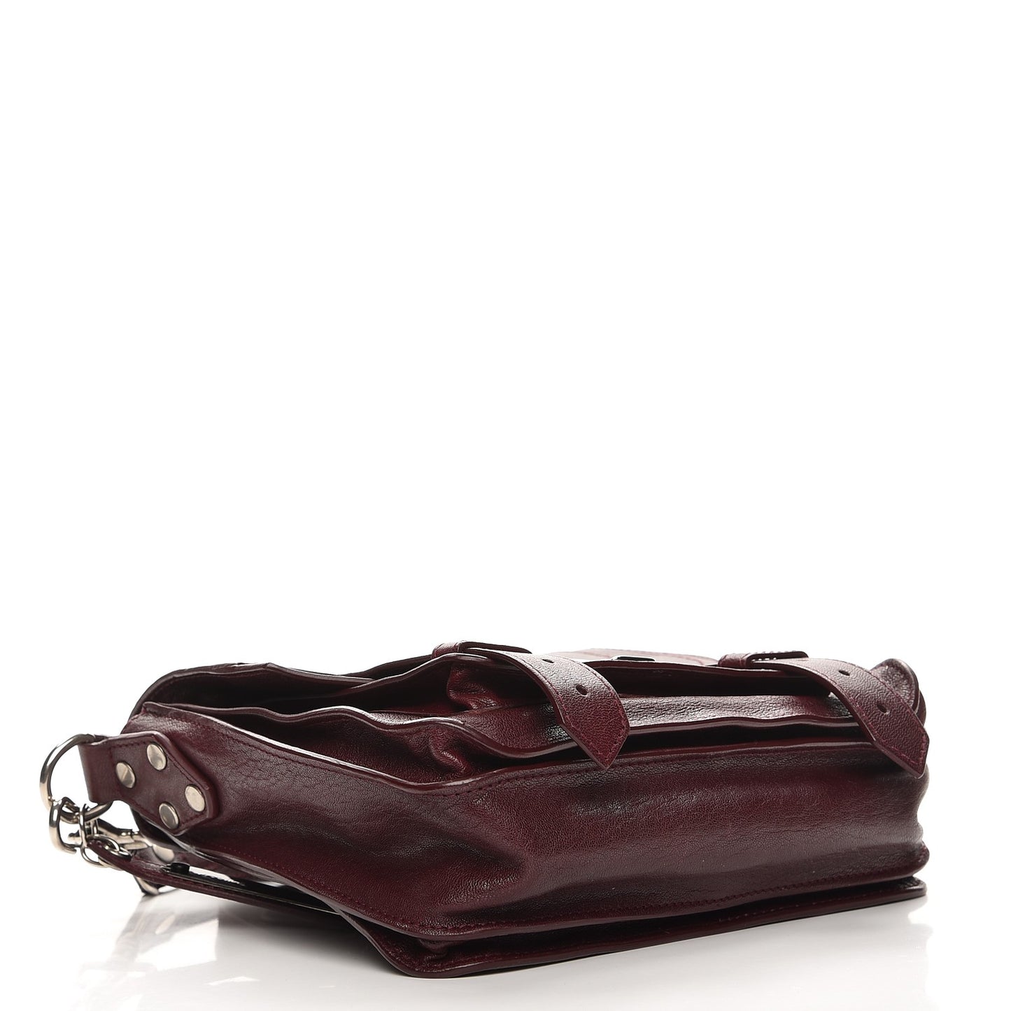 Lambskin PS1 Pouch Messenger Oxblood